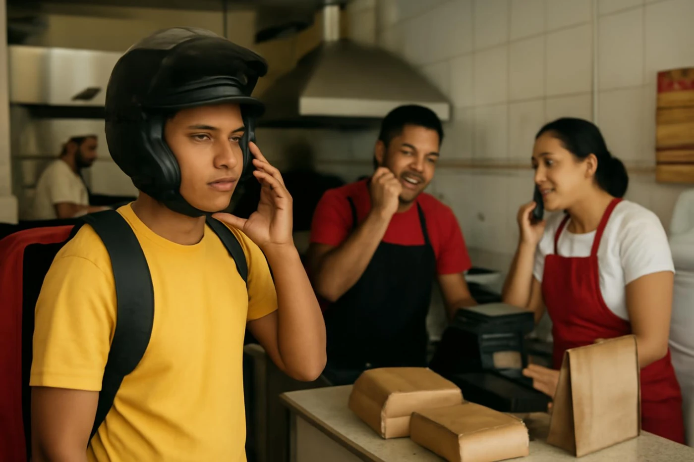 Muitas ligações ao mesmo tempo no delivery, sem linha ocupada